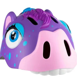 Crazy Safety Cykelhjelme|Cykelhjelme|Cykelhjelm m. Lys - Hest - Lilla