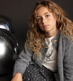 Børn Creamie Striktrøjer></noscript>Cardigan - Strik - Glitter - Iron Gate