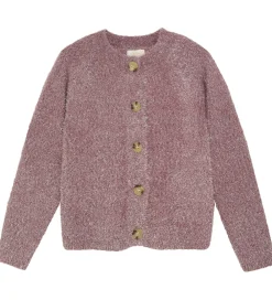Børn Creamie Striktrøjer|Cardigan - Strik - Glitter - Crushed Berry