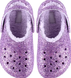 Crocs Sandaler|Sandaler m. For - Classic Lined Chunky Glitter - Purple Mo