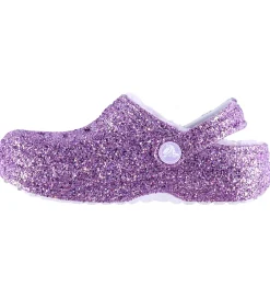 Crocs Sandaler|Sandaler m. For - Classic Lined Chunky Glitter - Purple Mo