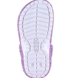Crocs Sandaler|Sandaler m. For - Classic Lined Chunky Glitter - Purple Mo