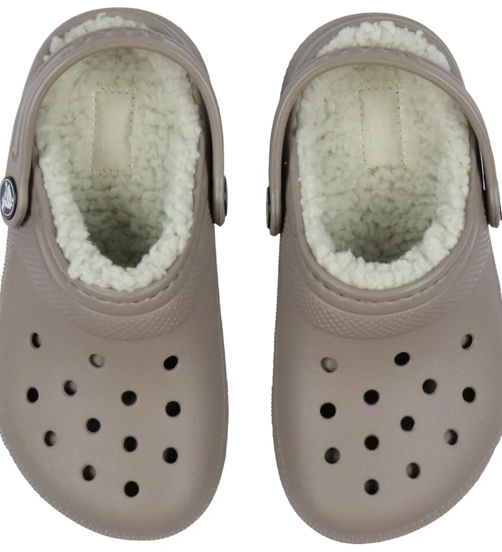 Crocs Sandaler|Sandaler m. For - Classic Lined Clog - Mushroom/Bone
