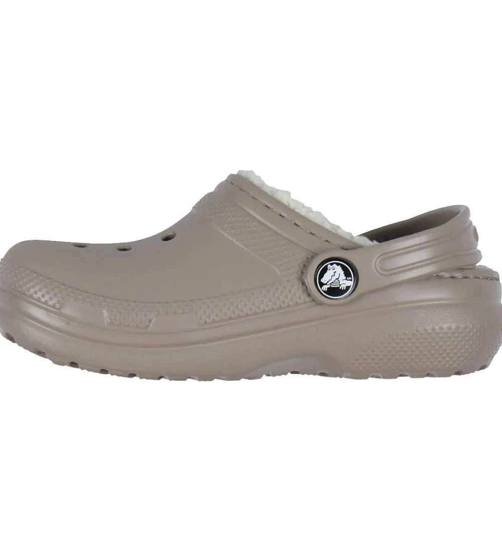 Crocs Sandaler|Sandaler m. For - Classic Lined Clog - Mushroom/Bone