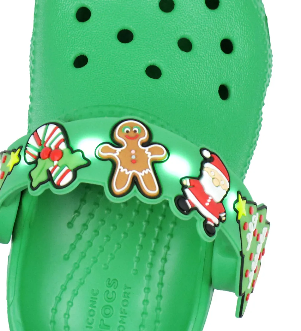 Crocs Sandaler|Blinkesko>Sandaler m. Lys - Holiday CGK - Grass Green