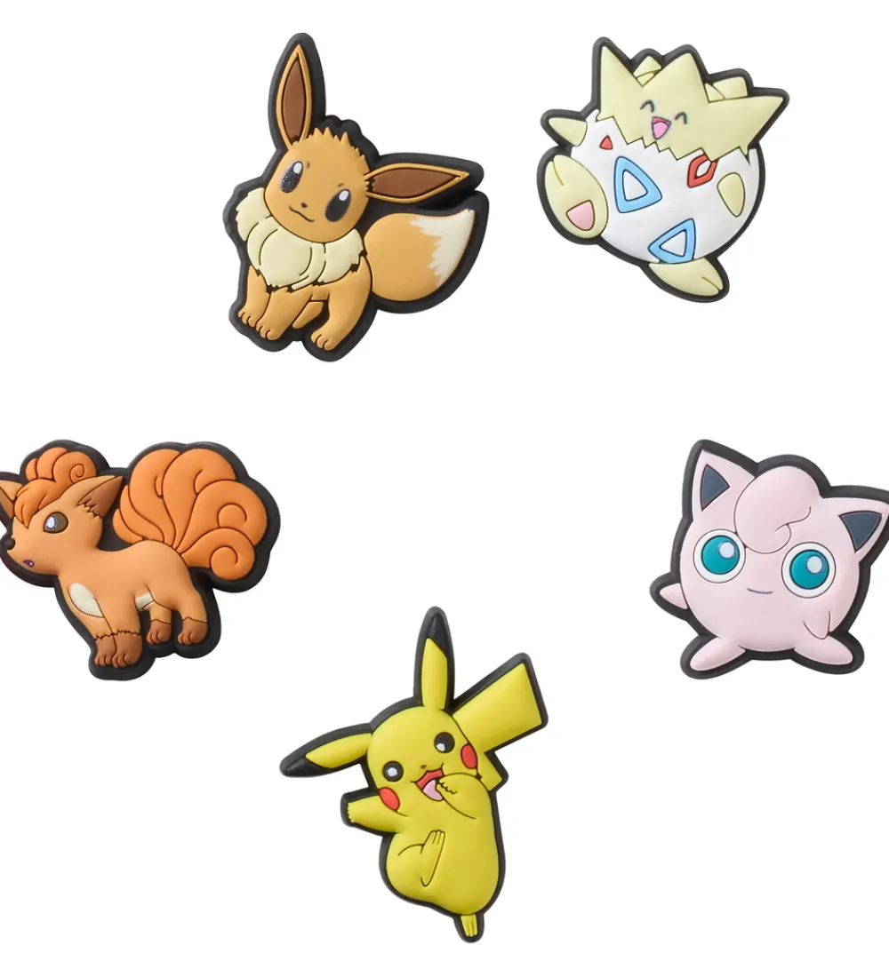 Crocs Smykker>Vedhæng - Pokemon Karakterer - 5-pak