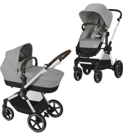 Cybex Klapvogne|Barnevognsudstyr|Klapvogn/Barnevogn - Eos Lux - 2-i-1 - Stone Grey