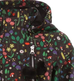 Børn Danefæ Sommerjakker|Sommerjakke - Danekirstine - Black BOTANICAL