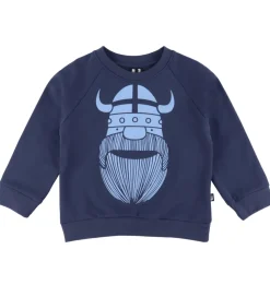Børn Danefæ Sweatshirts>Sweatshirt - Danamerika - Navy Erik
