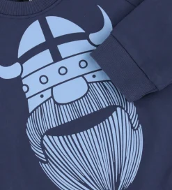 Børn Danefæ Sweatshirts>Sweatshirt - Danamerika - Navy Erik