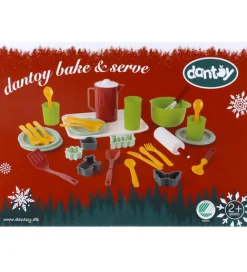 Dantoy Rolleleg|Legemad|Bake & Serve Set - Christmas - 35 Dele