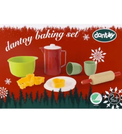 Dantoy Rolleleg|Legemad|Baking Set - Christmas - 11 Dele