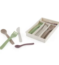 Dantoy Legekøkken Og Legemøbel|Bestikkasse - Green Garden - 17 Dele