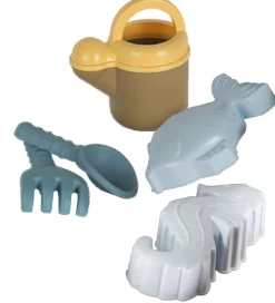 Dantoy Strandlegetøj|BIO Plastic Sandsæt - 4 Dele - Grøn/Blå