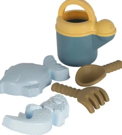 Dantoy Strandlegetøj|BIO Plastic Sandsæt - 4 Dele - Blå/Grøn