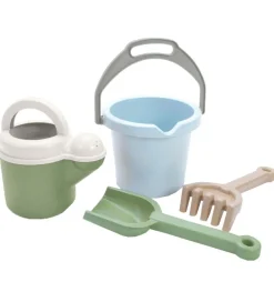 Dantoy Strandlegetøj>BIO Plastic Spandsæt - 4 Dele - Blå/Grøn