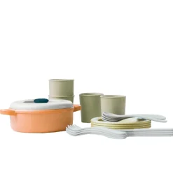 Dantoy Legekøkken Og Legemøbel>BIO Plastic Spisesæt - 22 Dele