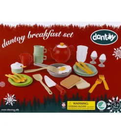 Dantoy Rolleleg|Legemad|Breakfast Set - Christmas - 32 Dele