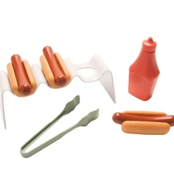 Dantoy Legekøkken Og Legemøbel>Hotdogsæt - 9 Dele - Green Garden
