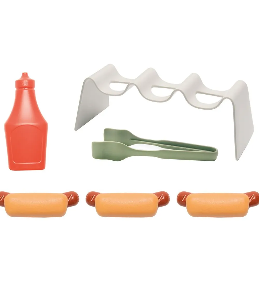 Dantoy Legekøkken Og Legemøbel>Hotdogsæt - 9 Dele - Green Garden