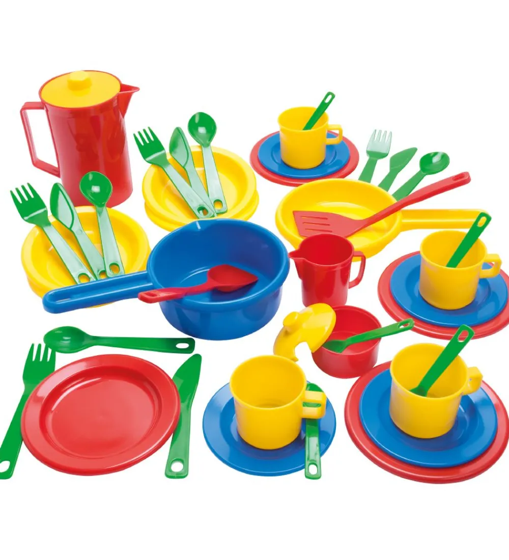 Dantoy Legekøkken Og Legemøbel>Køkkensæt - 42 Dele