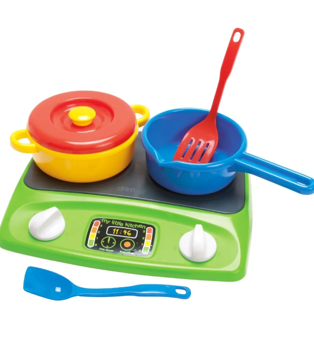 Dantoy Legekøkken Og Legemøbel>Kogepladesæt - My Little Kitchen - 6 dele