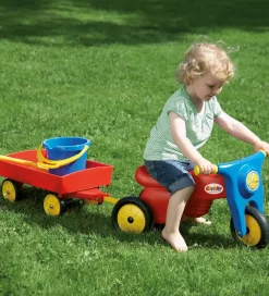 Dantoy Løbecykler>Motorcykel m. Gummihjul - Rød/Blå