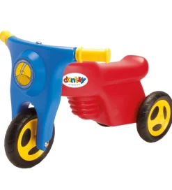 Dantoy Løbecykler>Motorcykel m. Plastikhjul - 58,5 cm - Rød/Blå/Gul