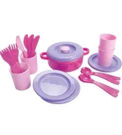 Dantoy Legekøkken Og Legemøbel>My Little Princess Spisesæt - 22 Dele