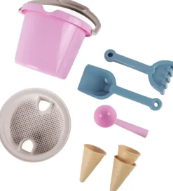 Dantoy Strandlegetøj>Spandsæt - 8 Dele - Thorbjørn - Lyserød