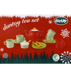 Dantoy Rolleleg|Legemad|Tea Set - Christmas - 17 Dele