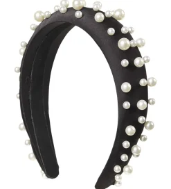 DAY ET Hårbøjler>Hårbøjle - Pearl Bead Hari Band - Black