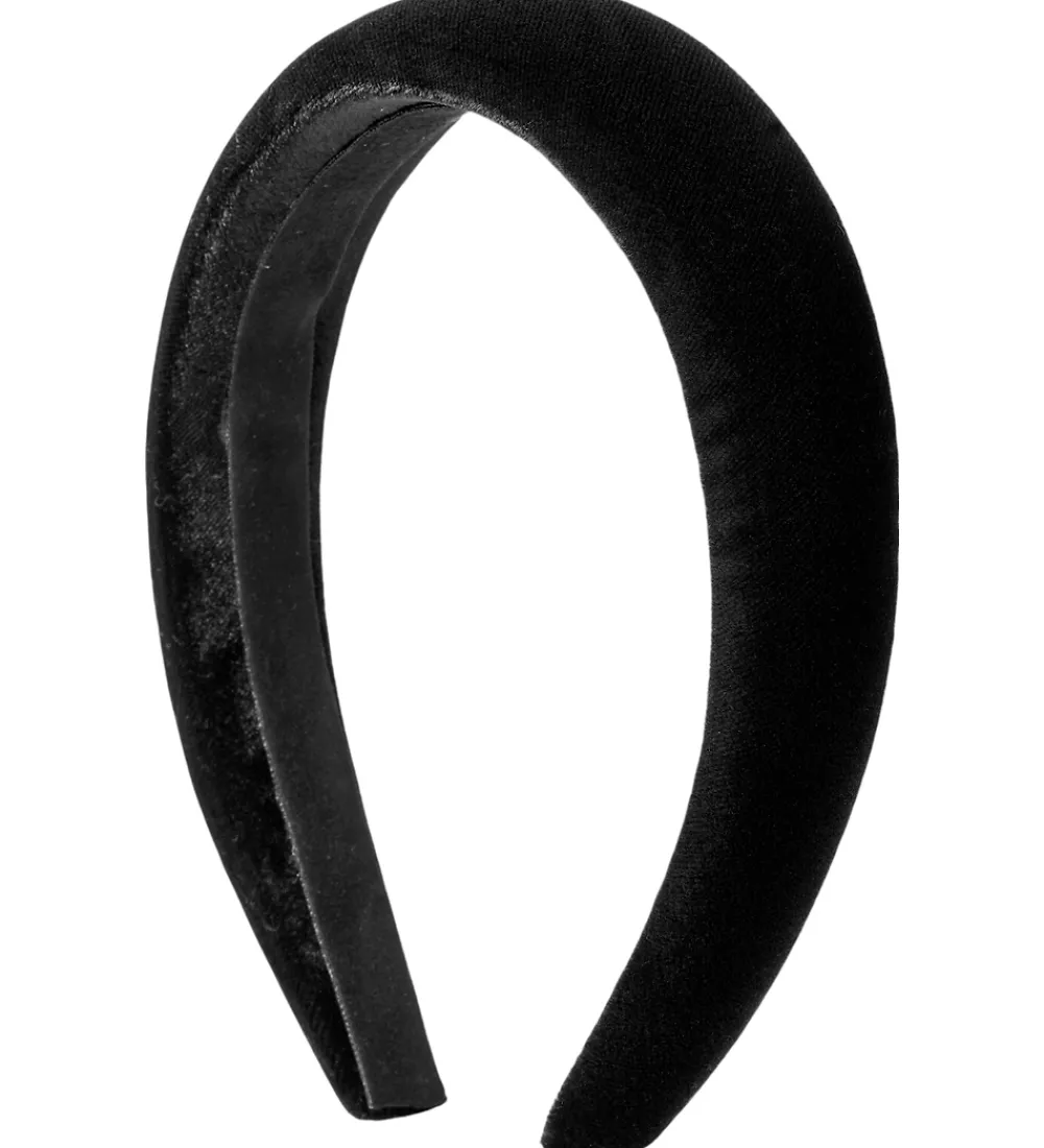 DAY ET Hårpynt>Hårbøjle - Velour - Sort