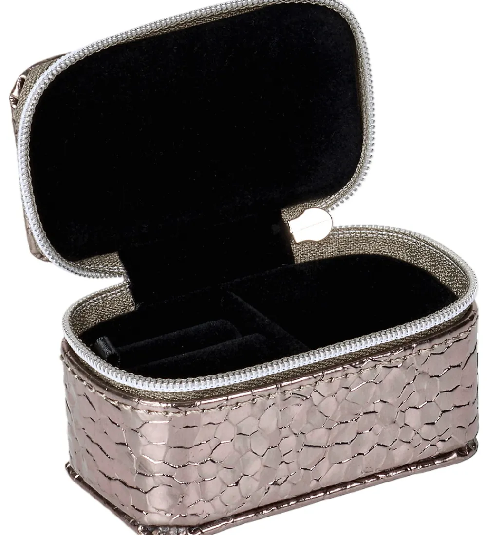 DAY ET Smykker|Smykkeskrin>Smykkeskrin - Disco Jewelry Zip Oval Micro - Gunmetal