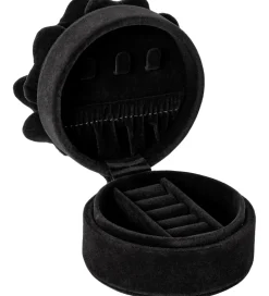 DAY ET Smykkeskrin|Smykker|Smykkeskrin - Velvet Flower Jewelry Round - Sort