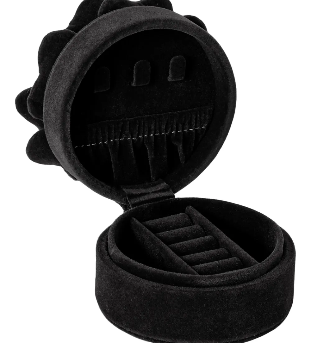 DAY ET Smykkeskrin|Smykker|Smykkeskrin - Velvet Flower Jewelry Round - Sort