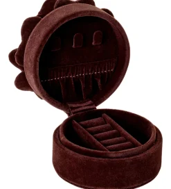 DAY ET Smykkeskrin|Smykker|Smykkeskrin - Velvet Flower Jewelry Round - Winetasting