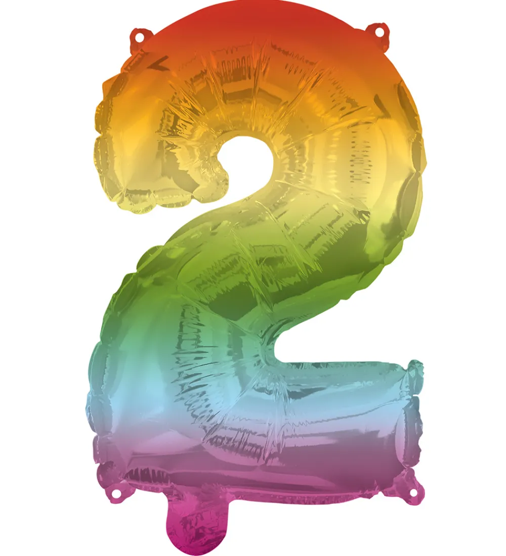 Decorata Party Festartikler>Foileballon - 95 cm - No 2 - Rainbow