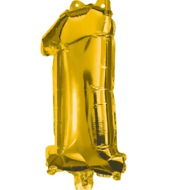 Decorata Party Festartikler>Foileballon - 85 cm - No 1 - Guld