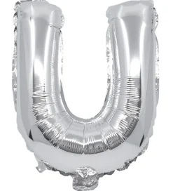 Decorata Party Festartikler|Foileballon - 31 cm - U - Sølv