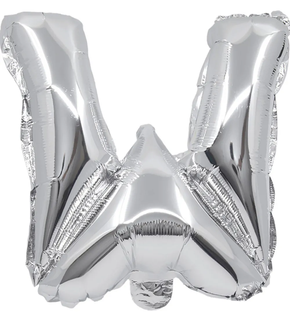 Decorata Party Festartikler|Foileballon - 30 cm - W - Sølv