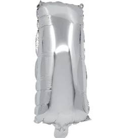 Decorata Party Festartikler>Foileballon - 33 cm - I - Sølv