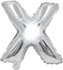 Decorata Party Festartikler|Foileballon - 31 cm - X - Sølv