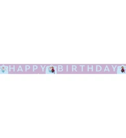 Decorata Party Festartikler>Happy Birthday Banner - Frozen Idyllic Wonder