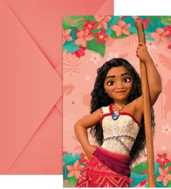 Decorata Party Festartikler|Invitationer - 6-pak - Moana II