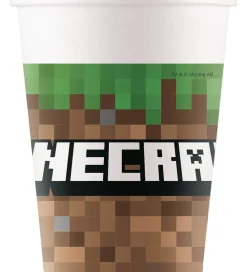 Decorata Party Festartikler>Papkrus - 8-pak - 200 ml - Minecraft