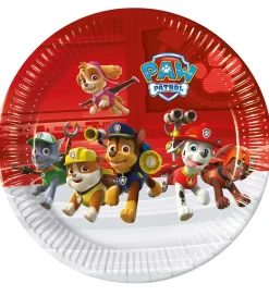 Decorata Party Tallerkener|Paptallerkner - 8-pak - 23 cm - Paw Patrol Ready