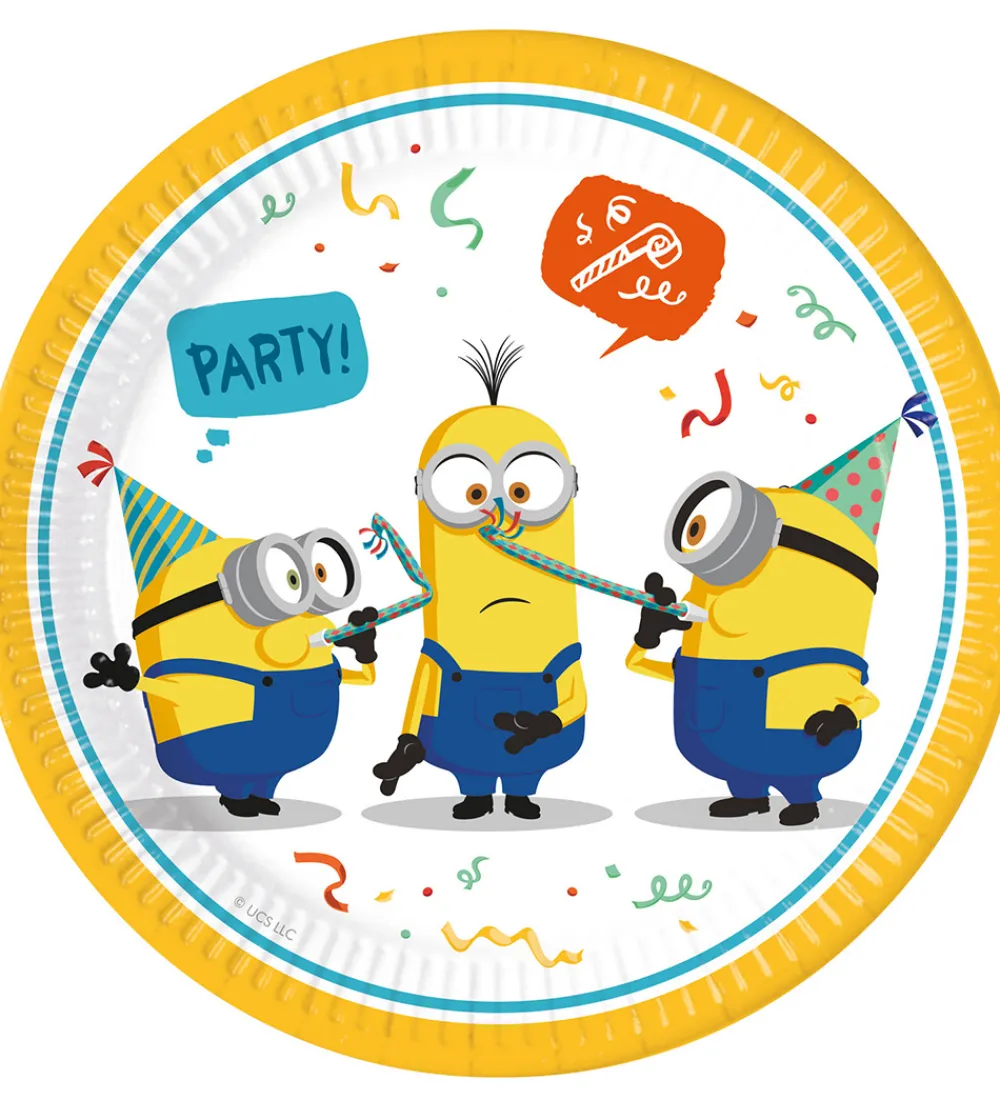 Decorata Party Tallerkener>Paptallerkner - 8-pak - 23 cm - Minions: The Rise
