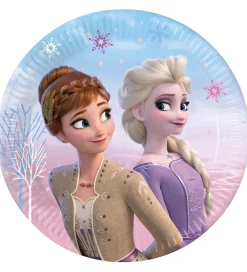 Decorata Party Tallerkener|Paptallerkner - 8-pak - 23 cm - Frozen II Wind Sp