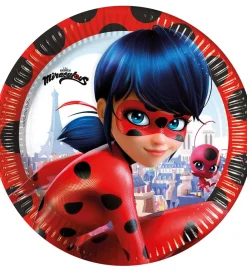 Decorata Party Tallerkener>Paptallerkner - 8-pak - 23 cm - Miraculous Lady
